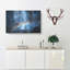 Rainbow Through The Mountains In Abstract - Wrapped Canvas Painting-55339685