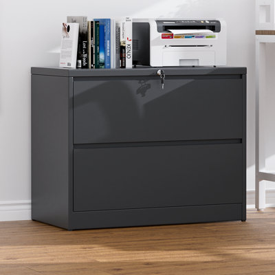 Two-Drawer Side File Cabinet by Inbox Zero