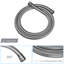 Pomme de douche double en nickel brossé - carré de 10 pouces avec nettoyage facile, buse et douchette pour une douche à pluie murale hygiénique, installation d'installation-120997449