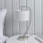 Polson 45cm Silver Arched Table Lamp