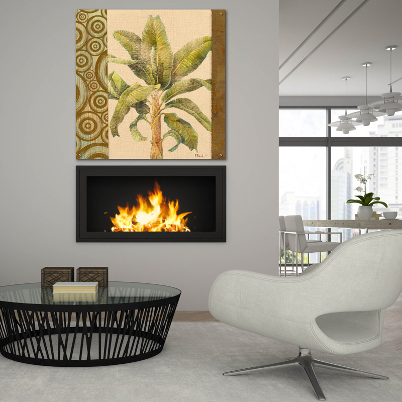 «Parlor Palm I» par Paul Brent, H 36 po x l 36 po x P 0,2 po