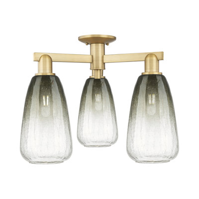 Plafonnier semi-encastré 3 lumières Jacquette