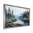 White Floater Framed