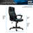 Techni Mobili Medium Back Executive Office Chair