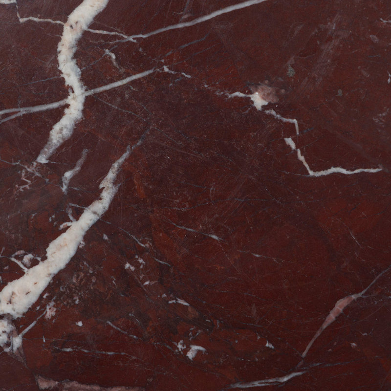 REEVES Marble End Table, Cordovan Marble