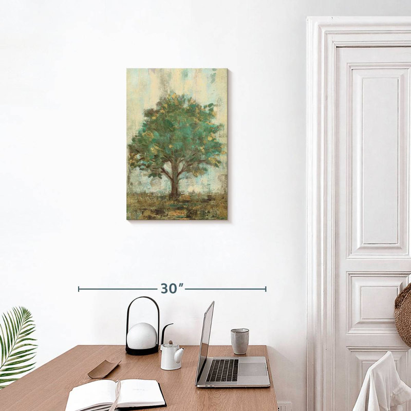 Harnek Verdi Trees III, 24" H x 16" W