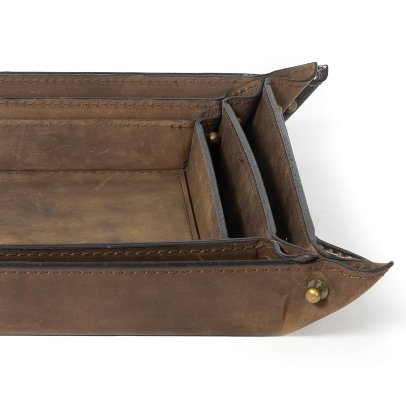 Derby Decorative Tray, Brown