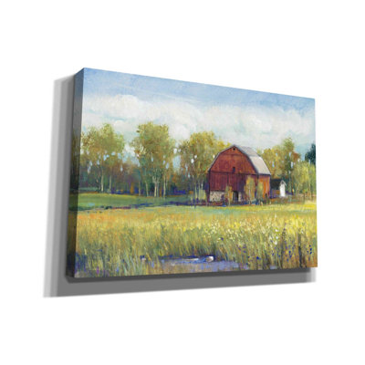 Art mural sur toile, "Rurale America I" par Tim O'oole