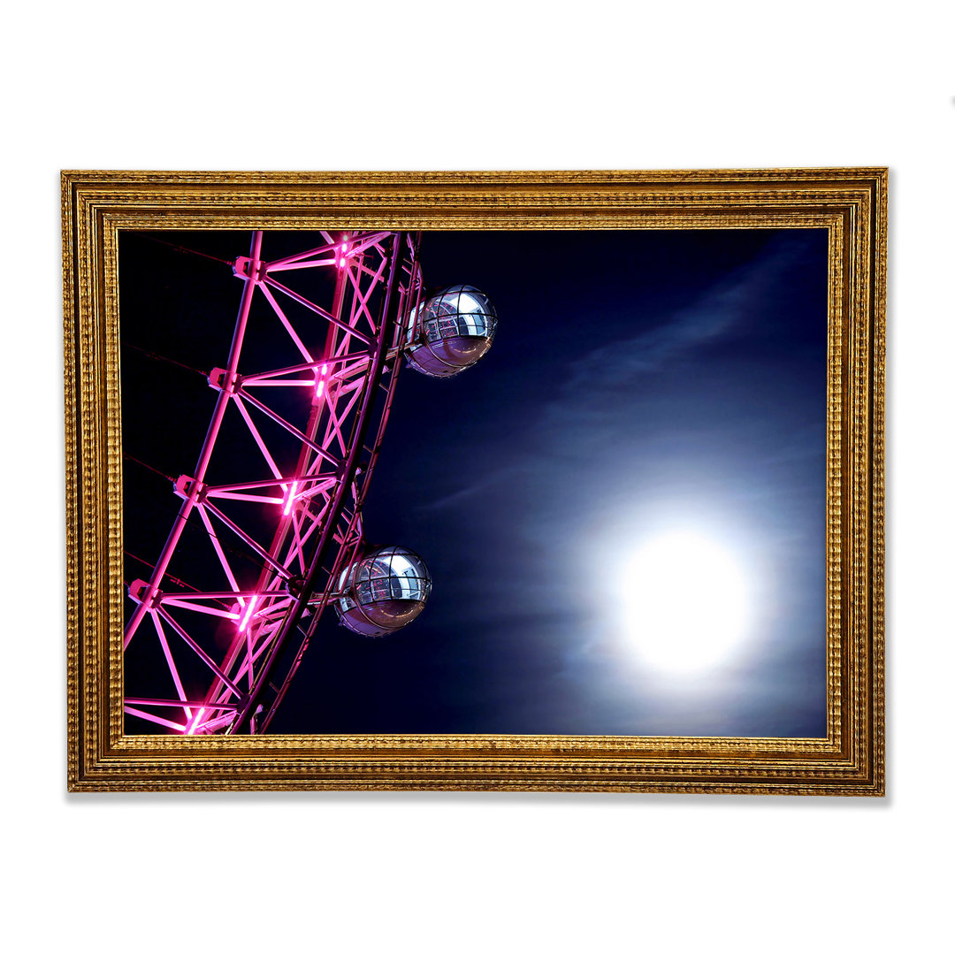 London Eye Pods im Mondlicht - Druck