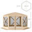 Moustiquaire hexagonal