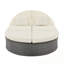Chaise longue avec coussins et coussins-436983313