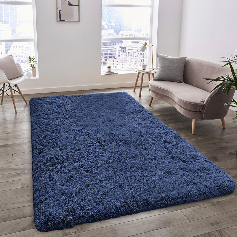 Soft Fluffy Indoor/Outdoor Shaggy Area Rug – Luxurious Comfort & Stylish Design, Rectangle 4" x 6"