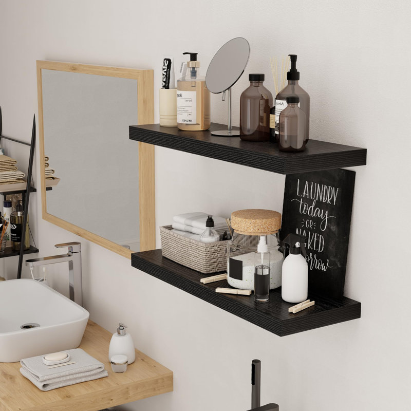 Floating Shelf, Black