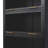 76.75'' Tall Iron Display Cabinet With Glass Doors, 5-Tier Steel Barister Bookcase With LED Lights For Collectibles, Modern Style Curio Cabinet For Home Living Room Office Study & Playroom-768000355