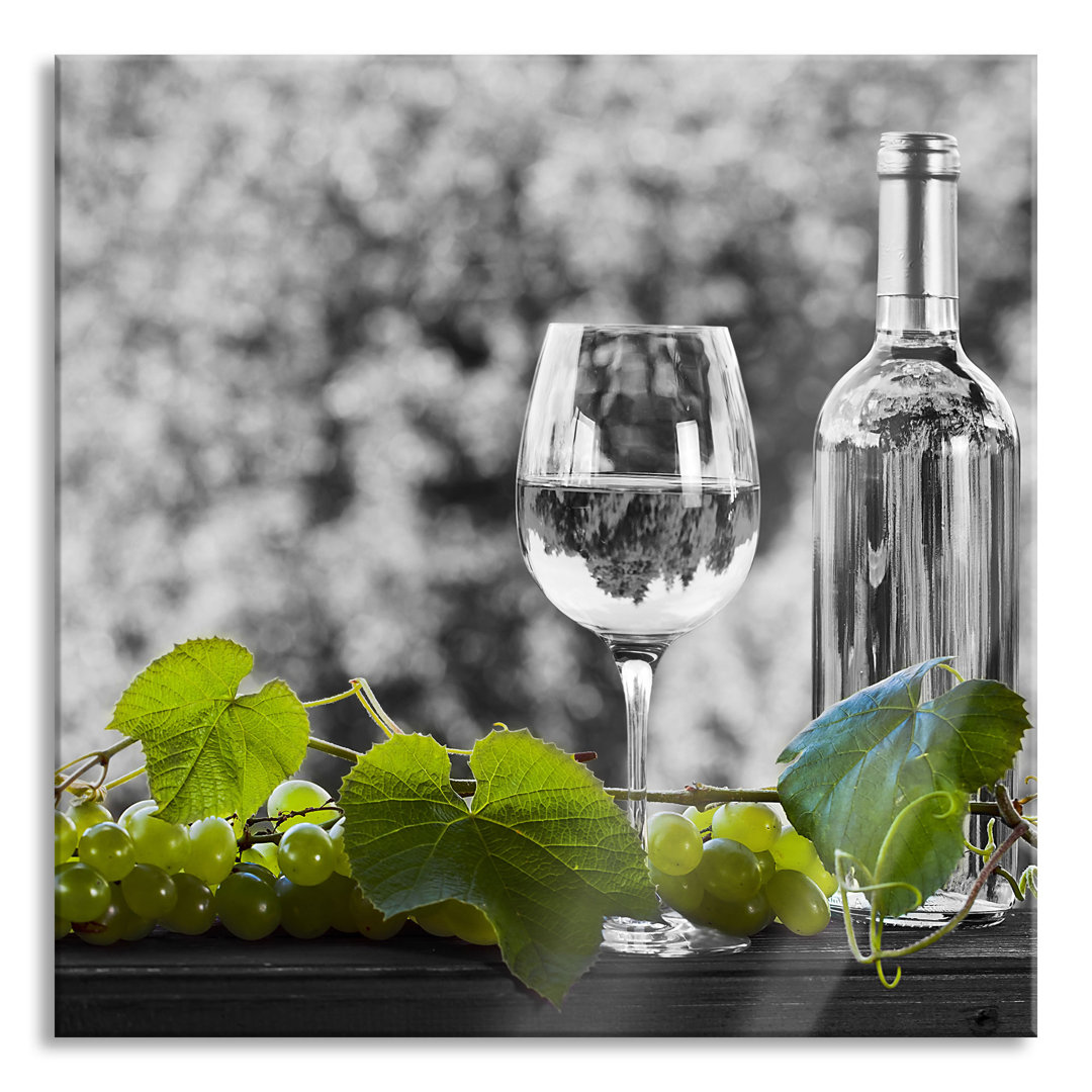 Glasbild Wine Tasting in Summer