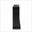 Indoor Fireplace Modern Black Mirrored | Composite Wood | Firecore Tech | Black | Synthetic Wood
