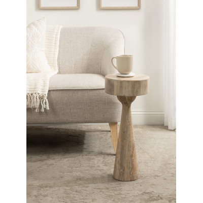 Table ronde sculpturale
