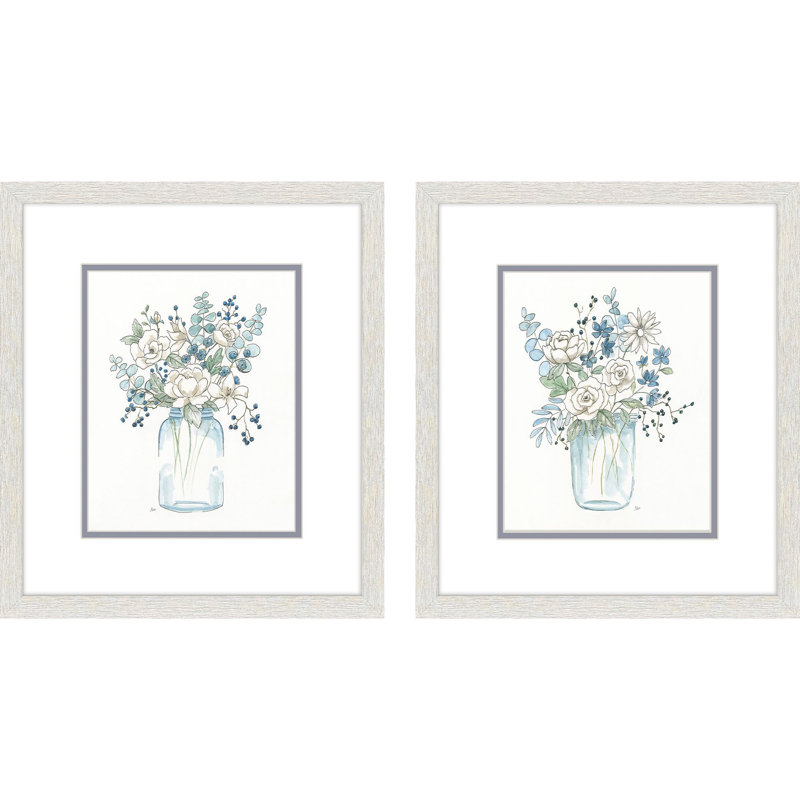 Bouquet Whisper Framed Art