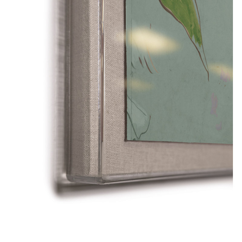 Doves Print by Paule Marrot, Acrylic Box, 44" H x 56" W x 1.25" D