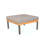 Remie 75cm Wide Outdoor Teak Patio Sofa with Cushions