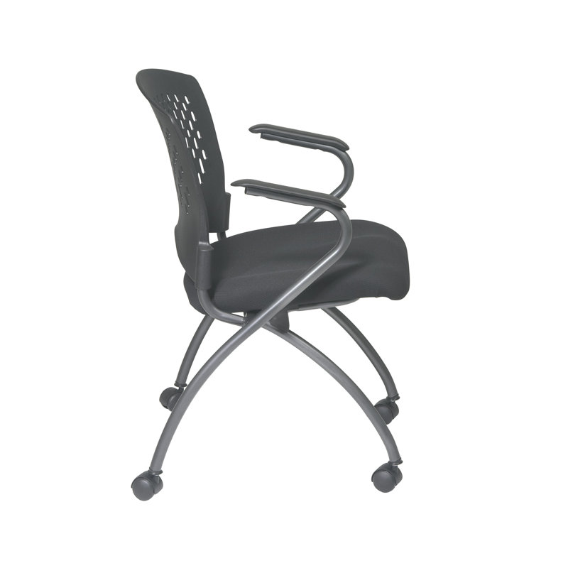 Chaise pliante rembourrée en tissu Geriyah Deluxe
