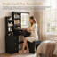 Bureau de coiffeuse moderne