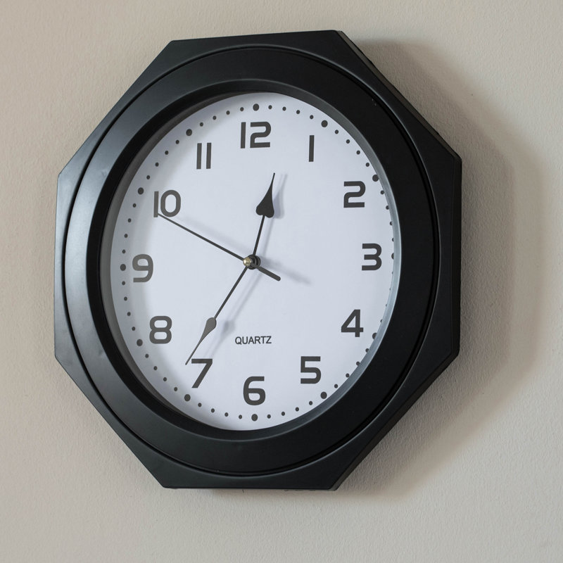 Clift Wall Clock, Black