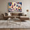Art sur toile beige