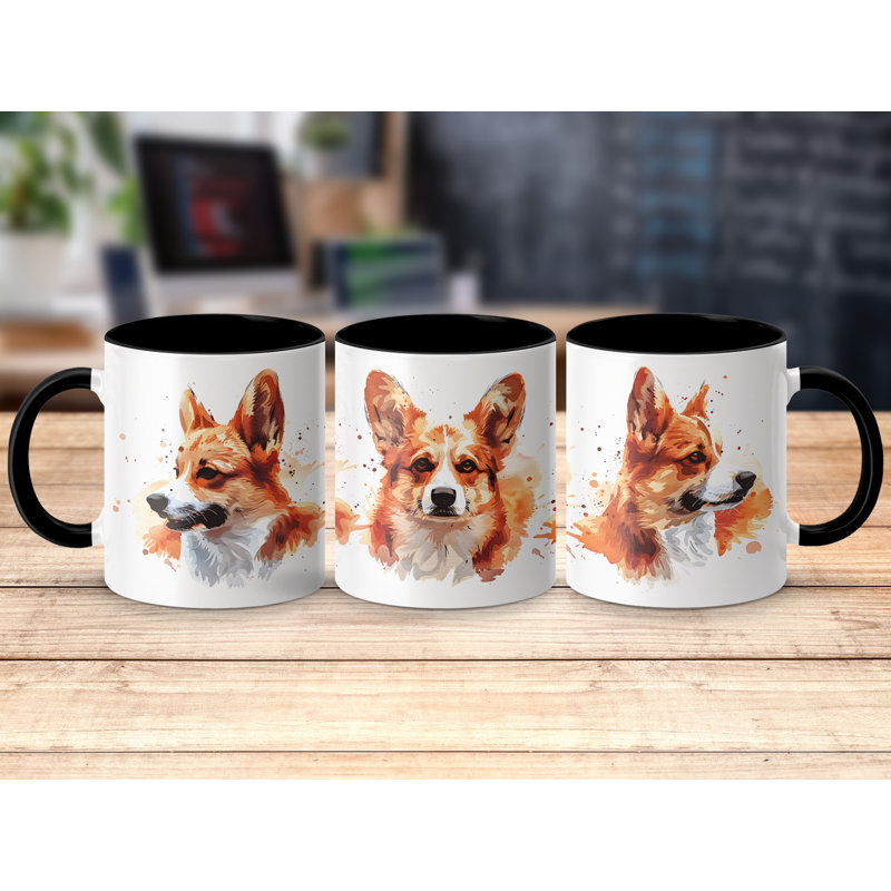 Ceramic Coffee Mug, 3, Black