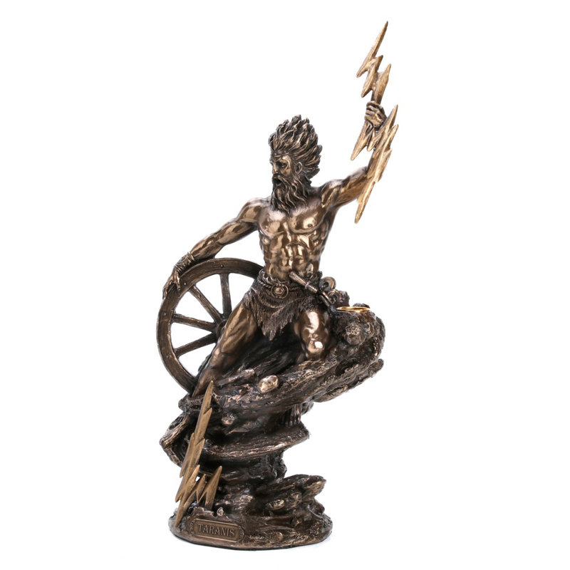 Hotevilla-Bacavi Taranis God Celta Dorado Figurine