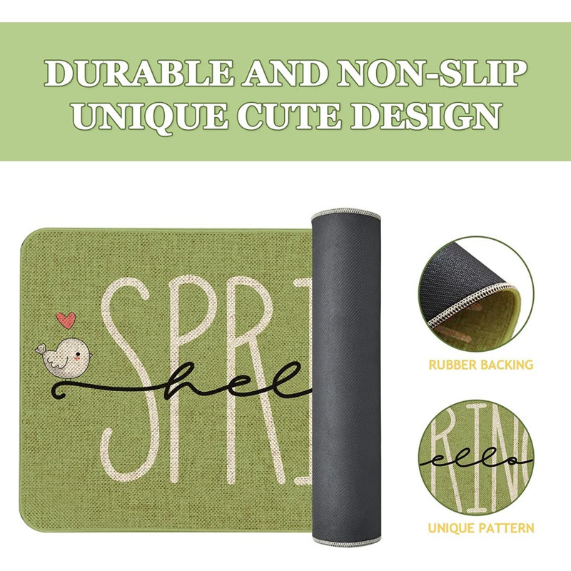 Tapis de porte Spring Bird Welcome