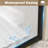 56-60"x72" Frameless Sliding Shower Door, 1/4" Tempered Glass with Anti-Leak Design, Adjustable Stainless Steel Hardware, Easy Installation for Walk-In Shower/Bathtub Enclosure, Matte Black