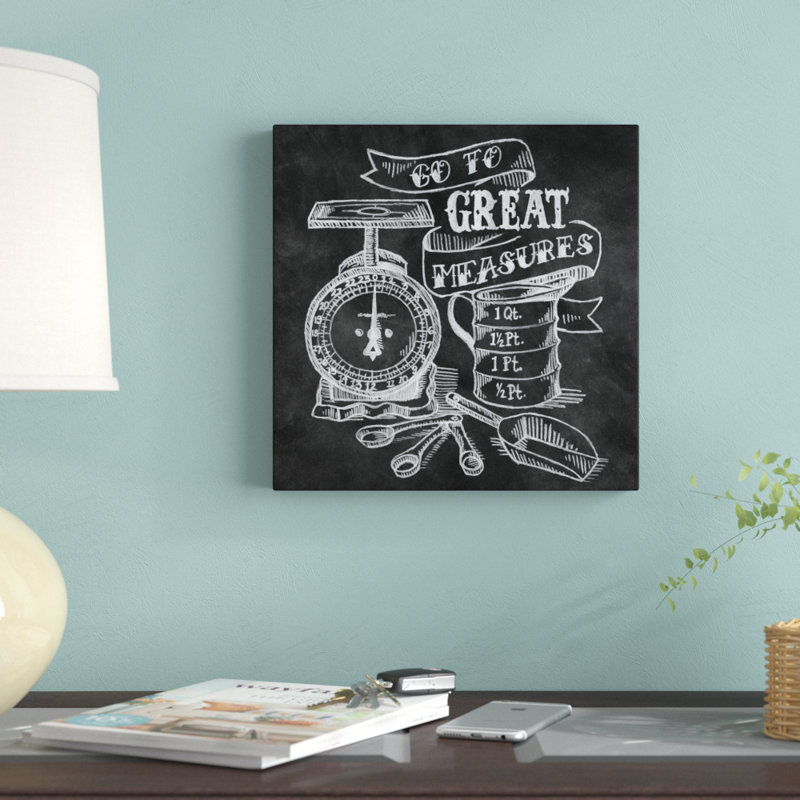 Retro Bakery Chalk I by Mary Urban - No Frame Print on Canvas, 30cm H x 30cm W x 3.8cm D