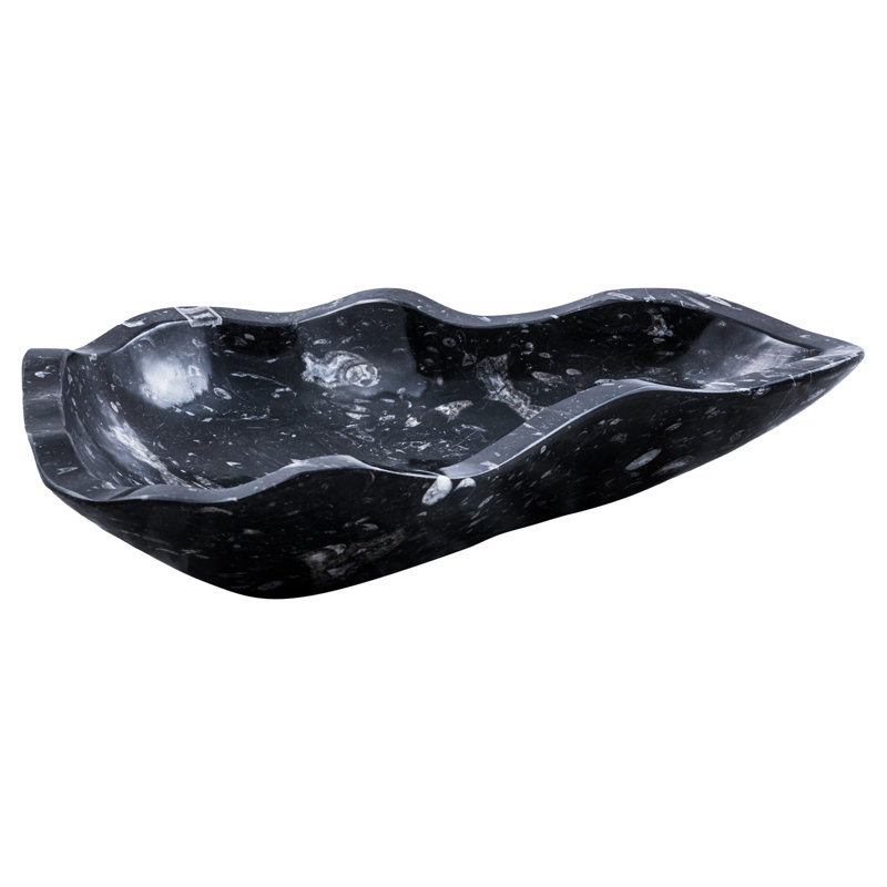 Ivy Bronx Sharon 730mm L x 520mm W Polished Black Stone Sink