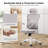Ergonomic Office Chair With Headrest, Adjustable Lumbar Support And Flip-Up Armrests For Comfortable Home Office And Study Use-124876003