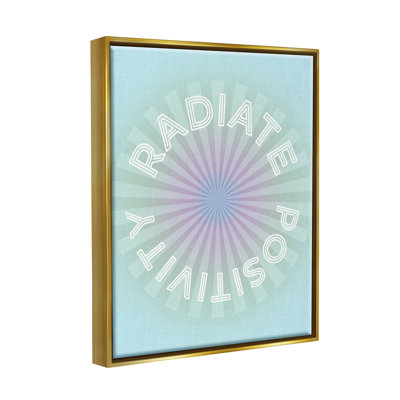 "Rayon Positivité bleue" par Lil 'Rue, impression