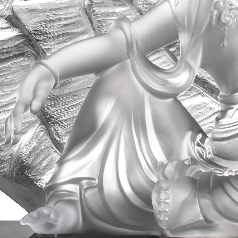 Guanyin Buddha Light Exists Because of Love-Wondrous Illumination Figurine