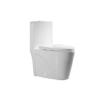 Toilette allongée une pièce Tyrone 8 GPF (siège inclus)