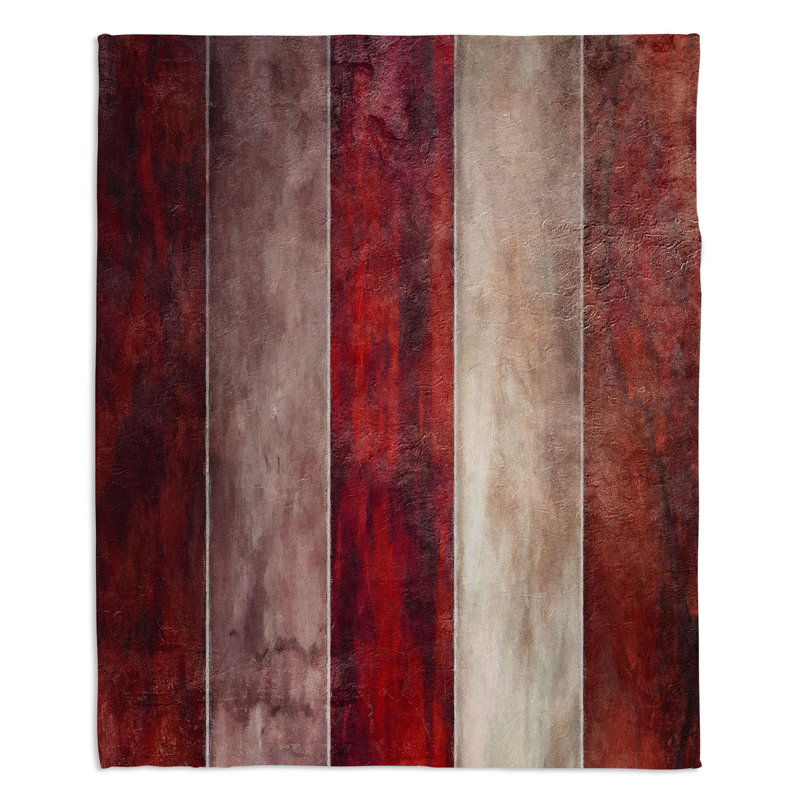  Couverture douce en sherpa, 68 po x 80 po, Rouge