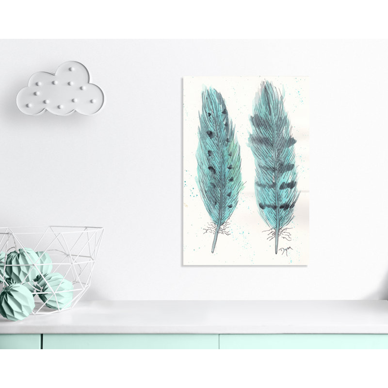 Art sur toile Feathers I, H 36 po x l 24 po x P 1,5 po