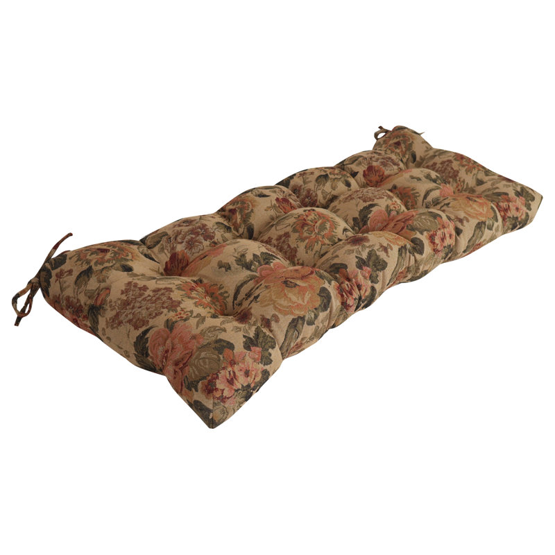 Tufted Tapestry Bench Cushion