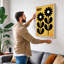 Daisy Study Mid-Century - Wrapped Canvas-1014726638-1014726644
