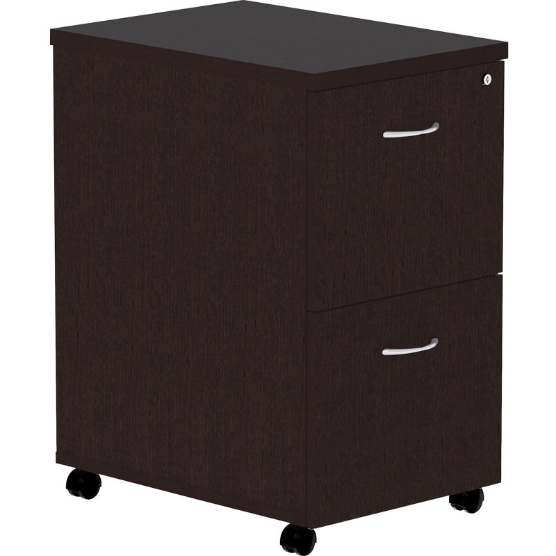 Osmar Series File/File Mobile File Cabinet, Brown