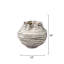 Curvature Ceramic Vessel, Brown