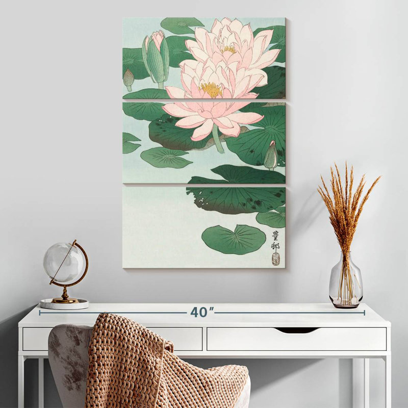 Harnek Flowering Water Lily, 32" H x 20" W
