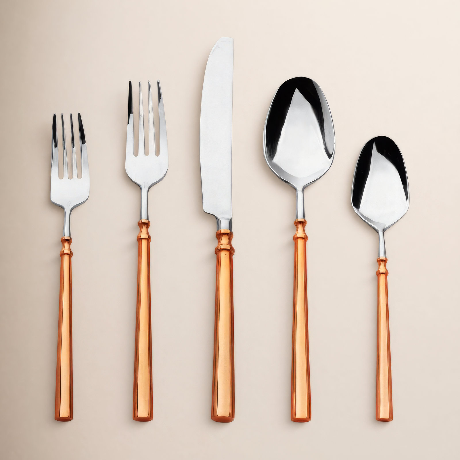 Regal Flatware Set - Service for 4, Copper