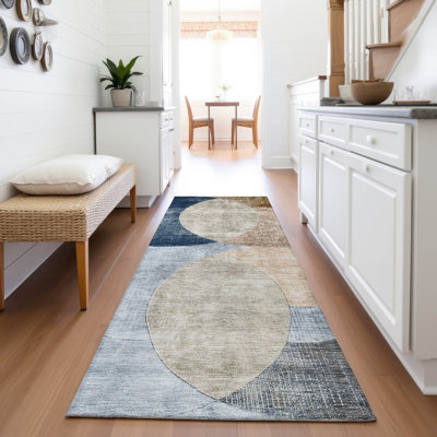 Premium Machine Washable Alves AMF1140 Geometric Rug