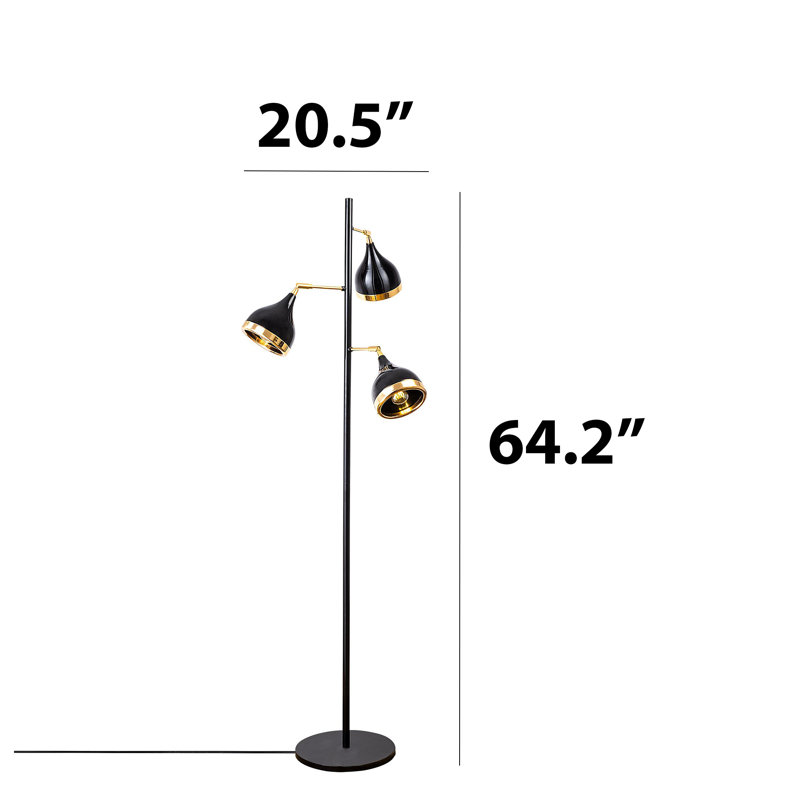 Lampe sur pied luxueuse 1 lumière