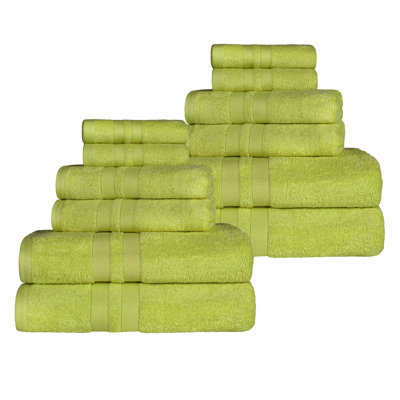Quick-Drying Dobby Border Cotton Towel Set