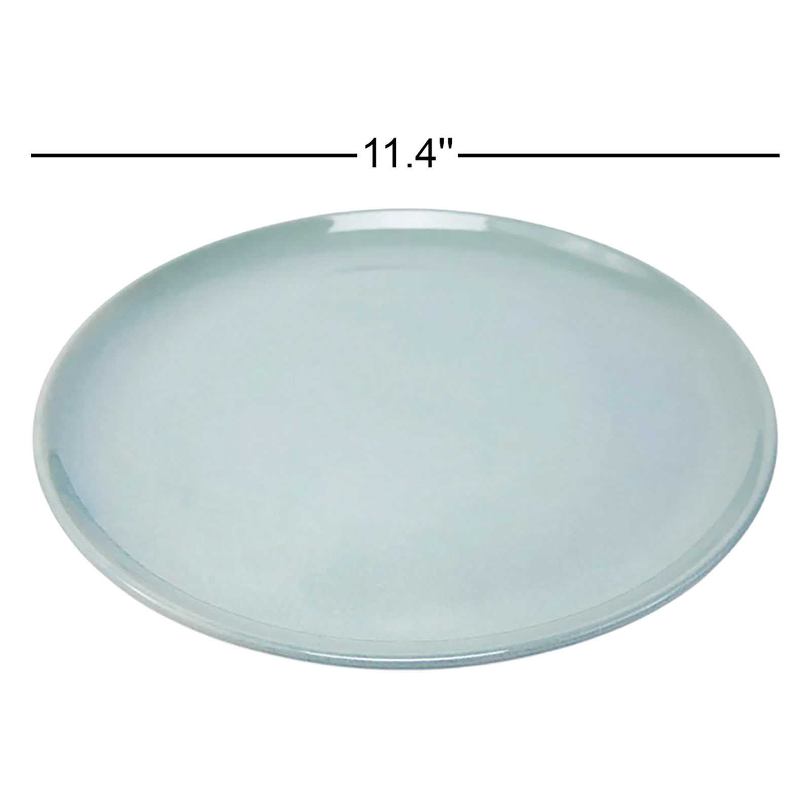 Borgen 11" Dinner Plate, Pale Jade
